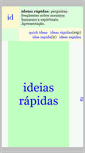 Mobile Screenshot of ideiasrapidas.org