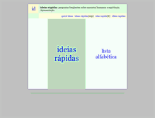 Tablet Screenshot of ideiasrapidas.org